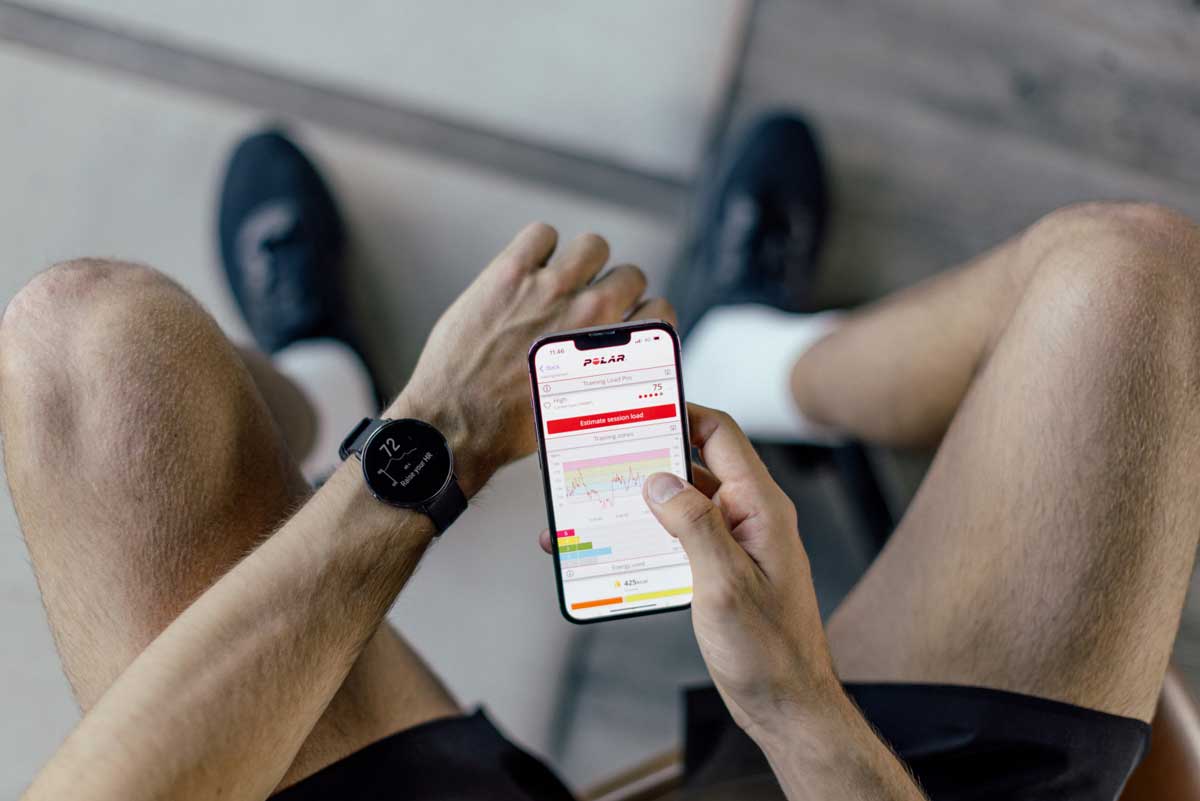 Polar Flow, la app donde se guardan tus datos, es ideal para comprender mejor tu progreso