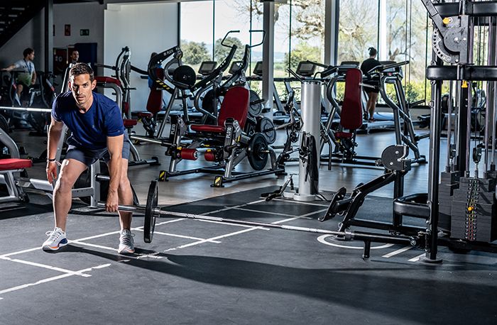 Arrancada unilateral con press vertical Arrancada unilateral con press vertical