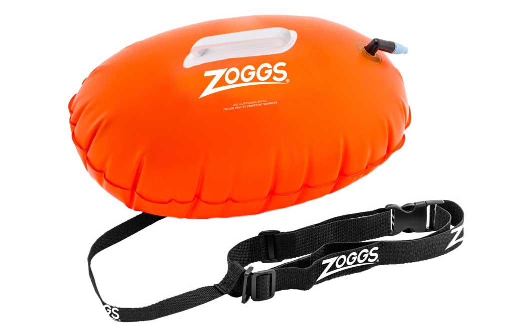 zoggs hi viz xlite swim buoy orange