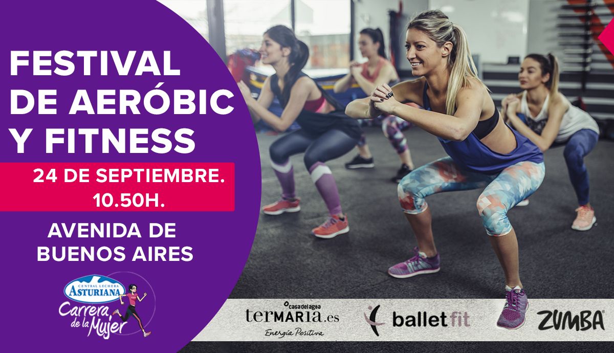 Disfruta del festival de Aeróbic y Fitness de la Carrera de la Mujer de A Coruña