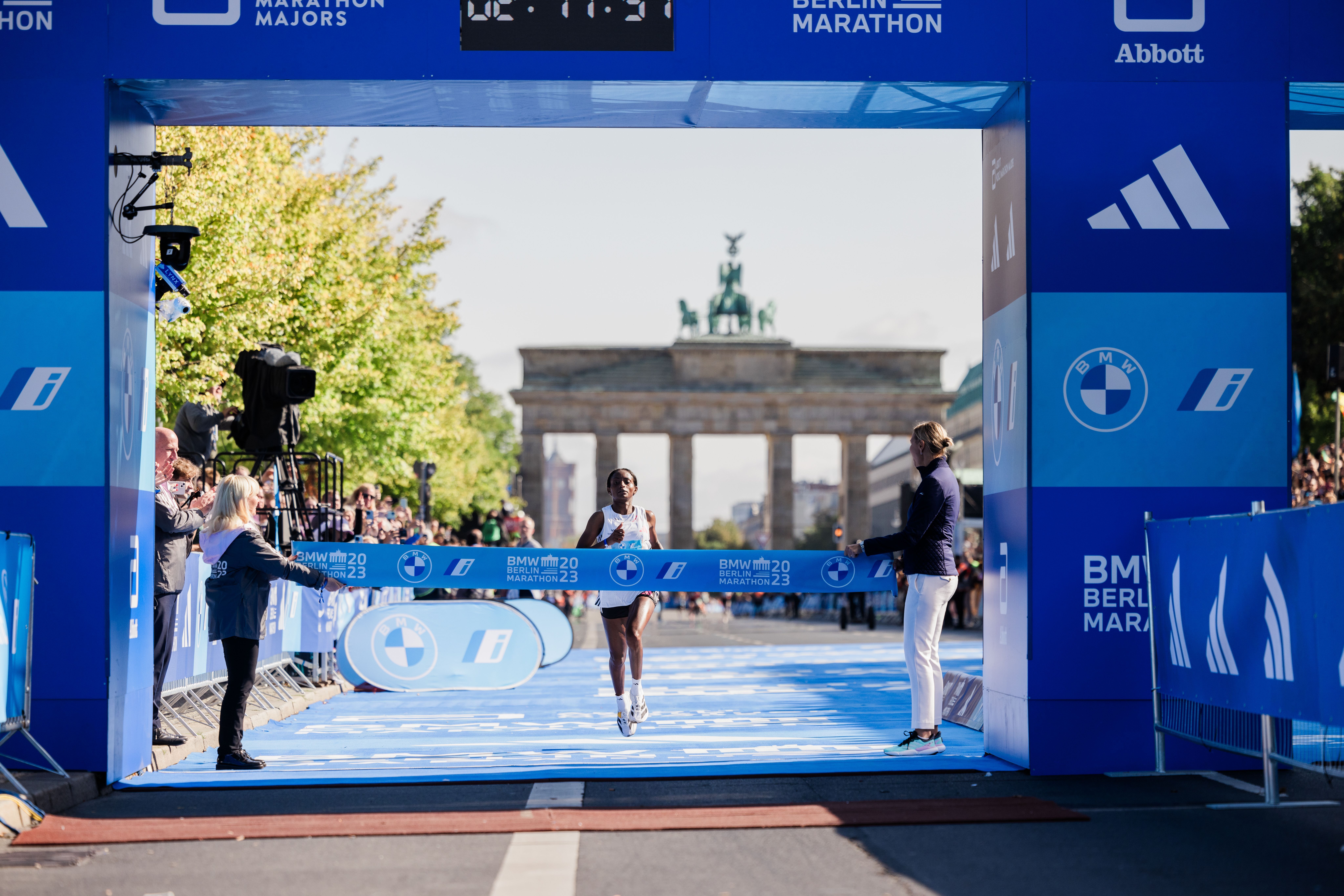 Berlin Marathon Tigist Assefa raw Getty Getty BTL all channels in perpetuity