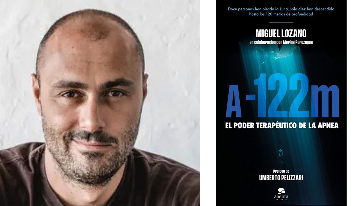 A -122 metros: El poder terapéutico de la apnea, el nuevo libro de Miguel Lozano  