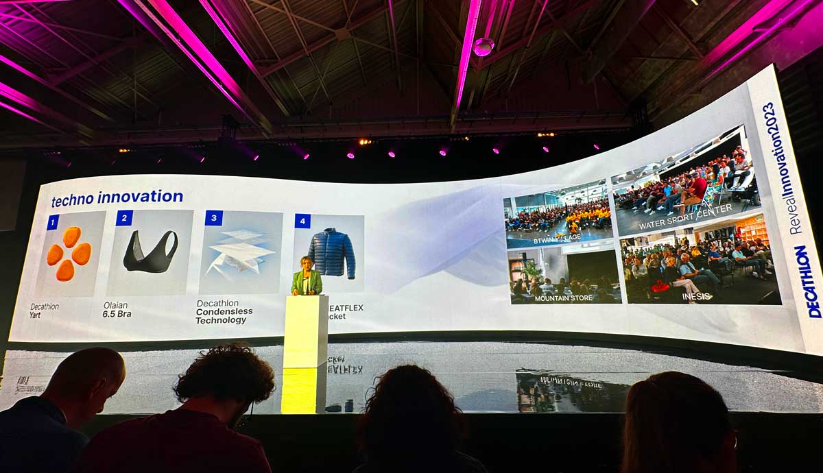 En los Decathlon Reveal Innovation 2023 los asistentes pudimos votar a nuestros productos favoritos desde el móvil