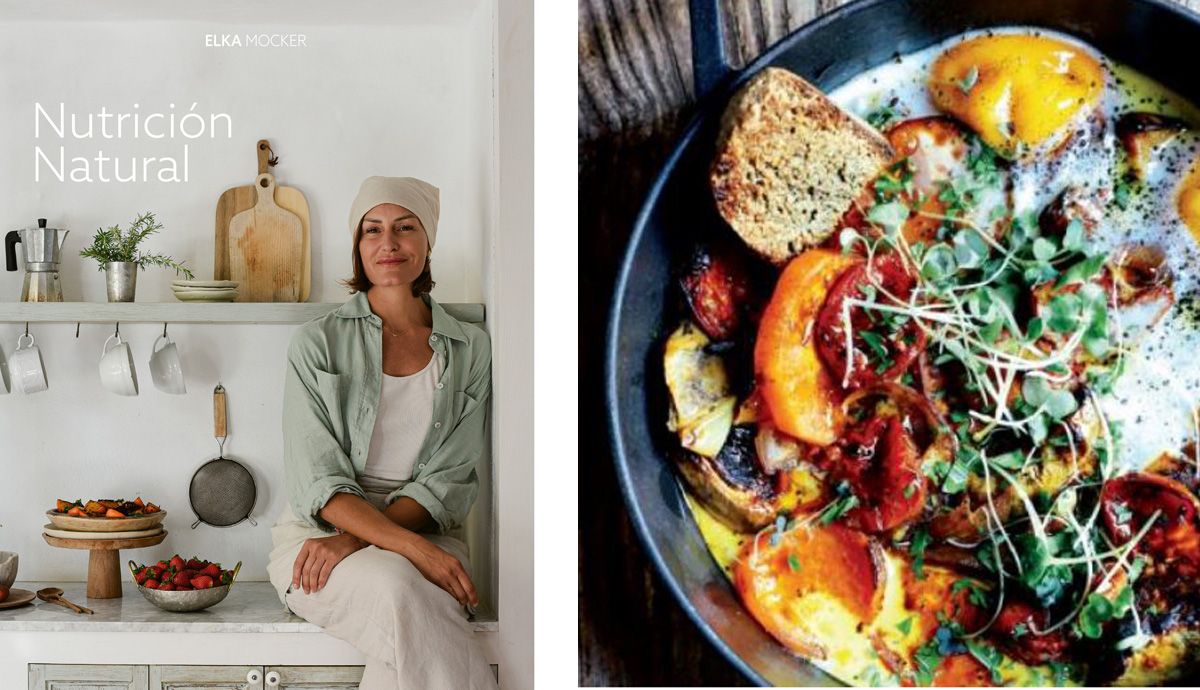 Receta de Cazuela de verduras horneadas con miso y huevo de Elka Mocker