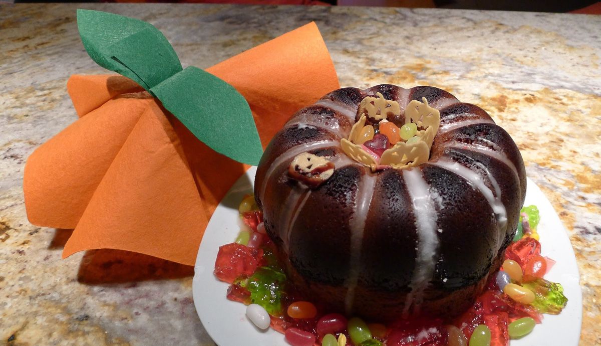 Receta de Bizcocho de calabaza de Halloween de Sport Life