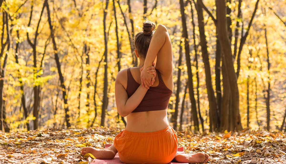 Practica Yoga en Otoño