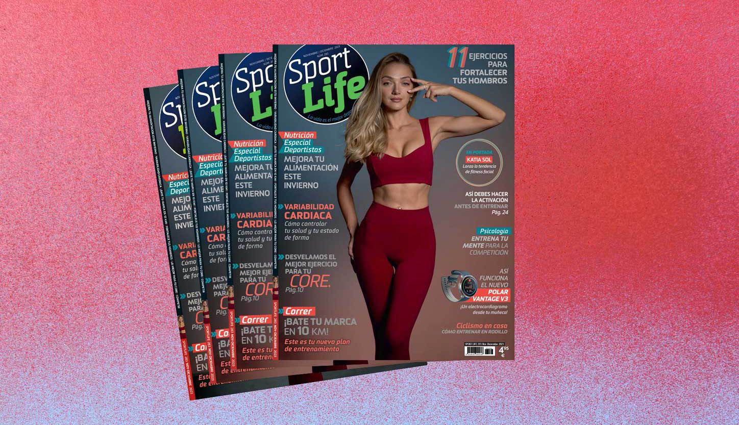 Fitness para tu cara con Katia Sol en portada de Sport Life 283