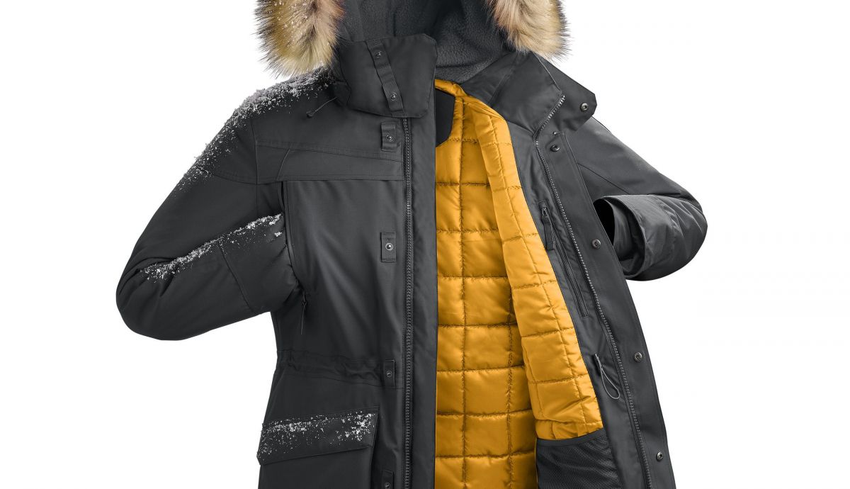 QUECHUA PARKA SH500 U WARM HOMME