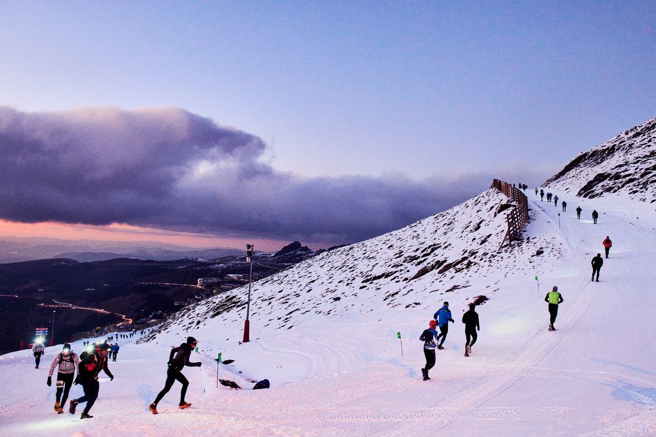 El 3 de febrero tienes una cita con el Snow Running en Sierra Nevada. NICCOLO GUASTI.