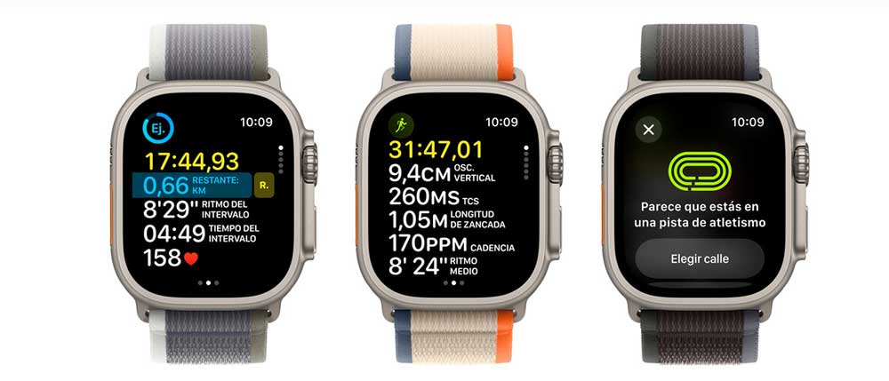 El Apple Watch Ultra 2 ofrece métricas avanzadas de running El Apple Watch Ultra 2 ofrece métricas avanzadas de running
