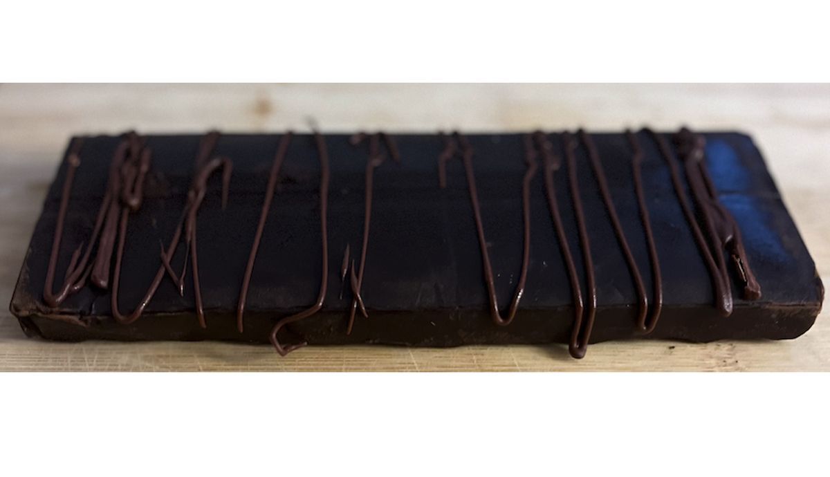 Turrón de chocolate Kinder fitness. Receta de Glucovibes