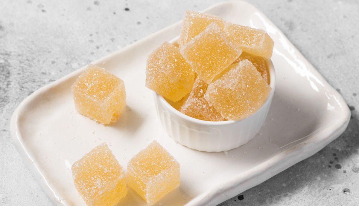 Receta de gominola de limón casera con aceite de oliva virgen extra