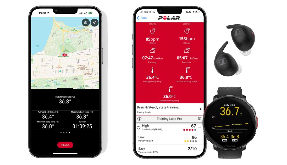 El 'truco' para ver en tu Polar tu temperatura corporal entrenando