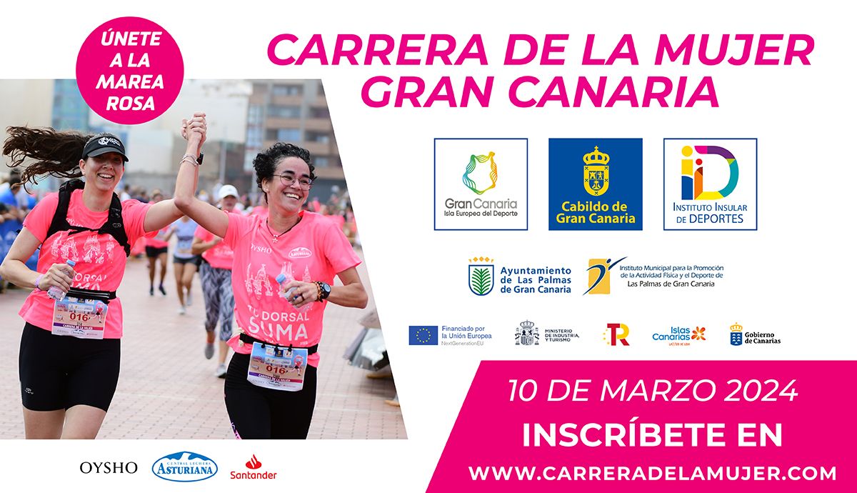 Abiertas las inscripciones para la Carrera de la Mujer de Gran Canaria
