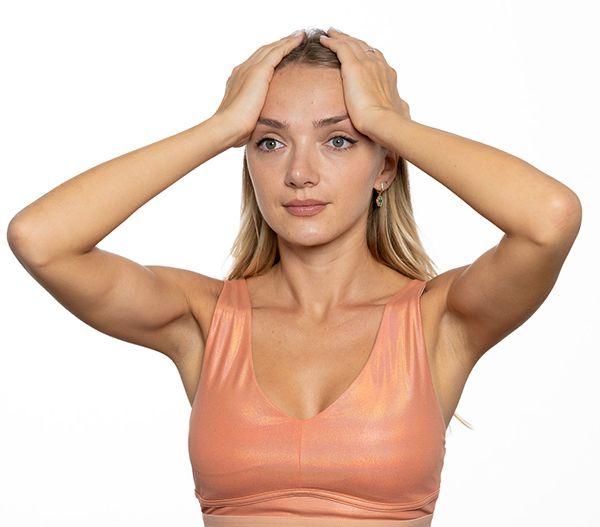 Ejercicio para cejas caídas Paso 1 Ejercicio para cejas caídas Paso 1