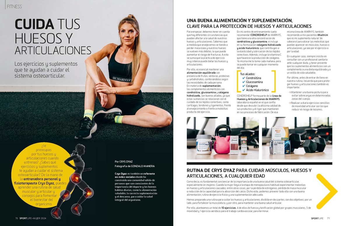Tonificación muscular y otros consejos para el cuidado de huesos y articulaciones en invierno