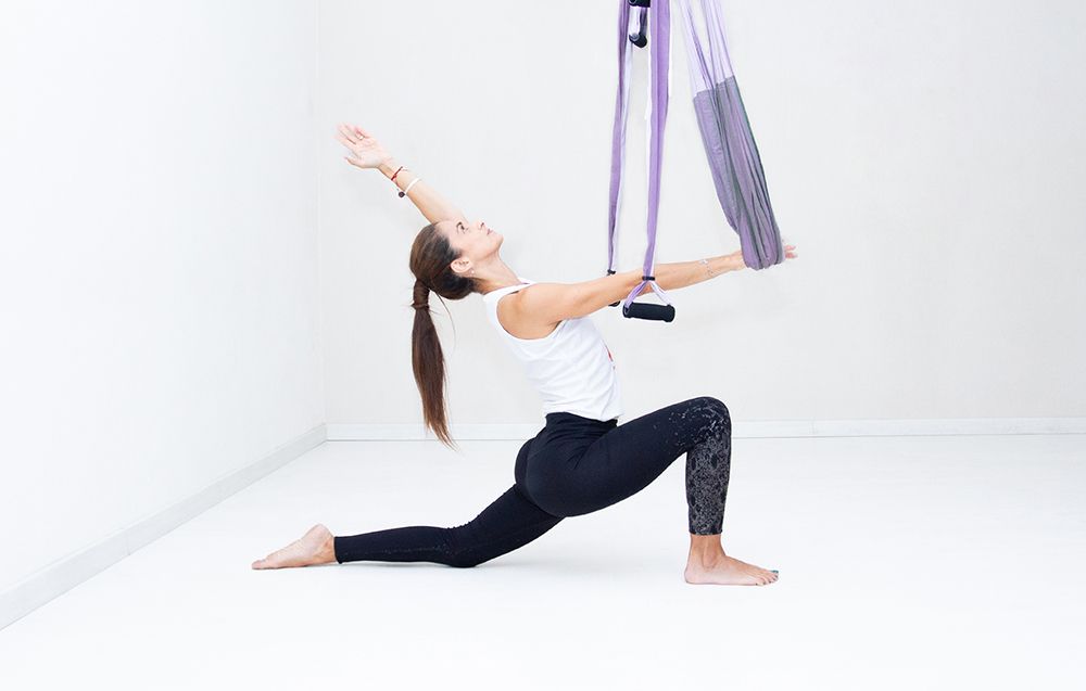 Anjaneyasana (Luna Creciente) Anjaneyasana (Luna Creciente)