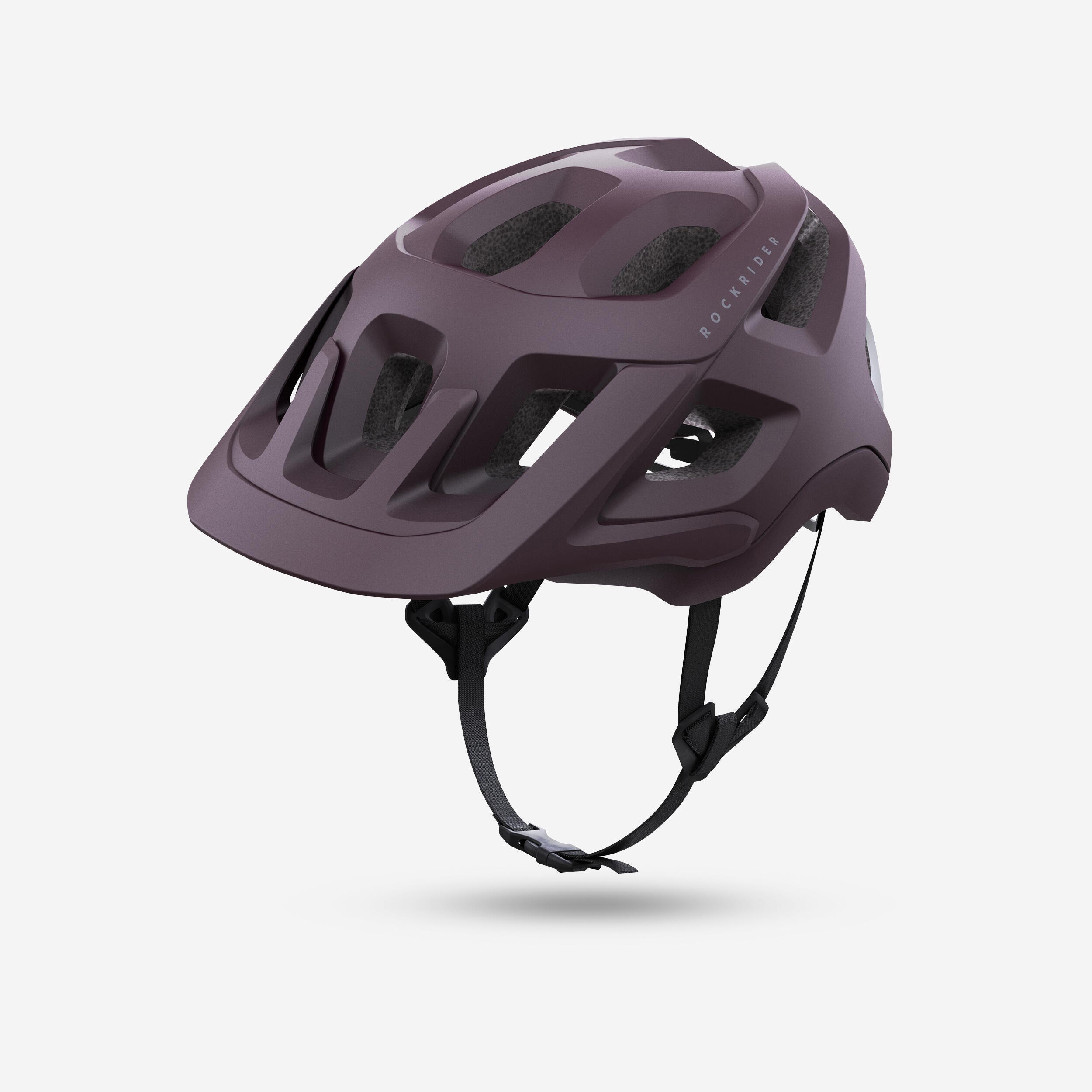 casco bicicleta mtb adulto rockrider expl 500 burdeos