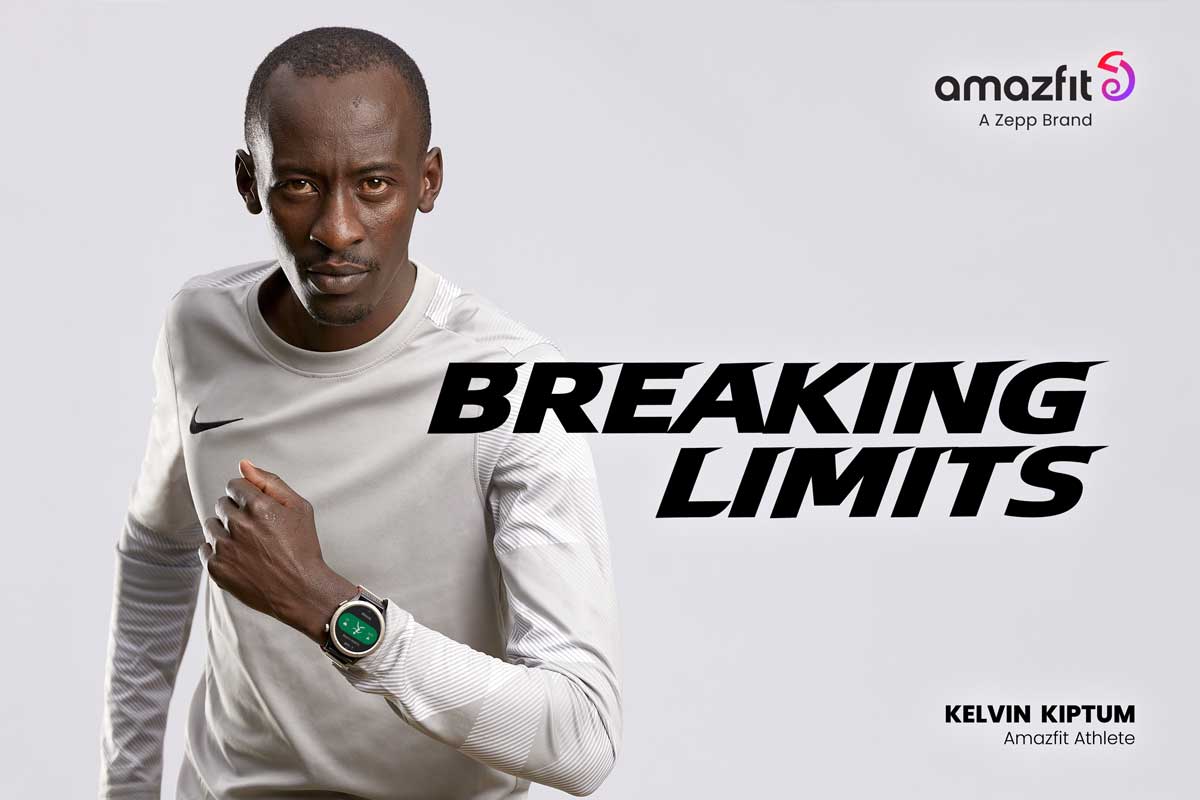Kelvin Kiptum se ha propuesto romper sus límites este 2024 con la ayuda de Amazfit Kelvin Kiptum se ha propuesto romper sus límites este 2024 con la ayuda de Amazfit
