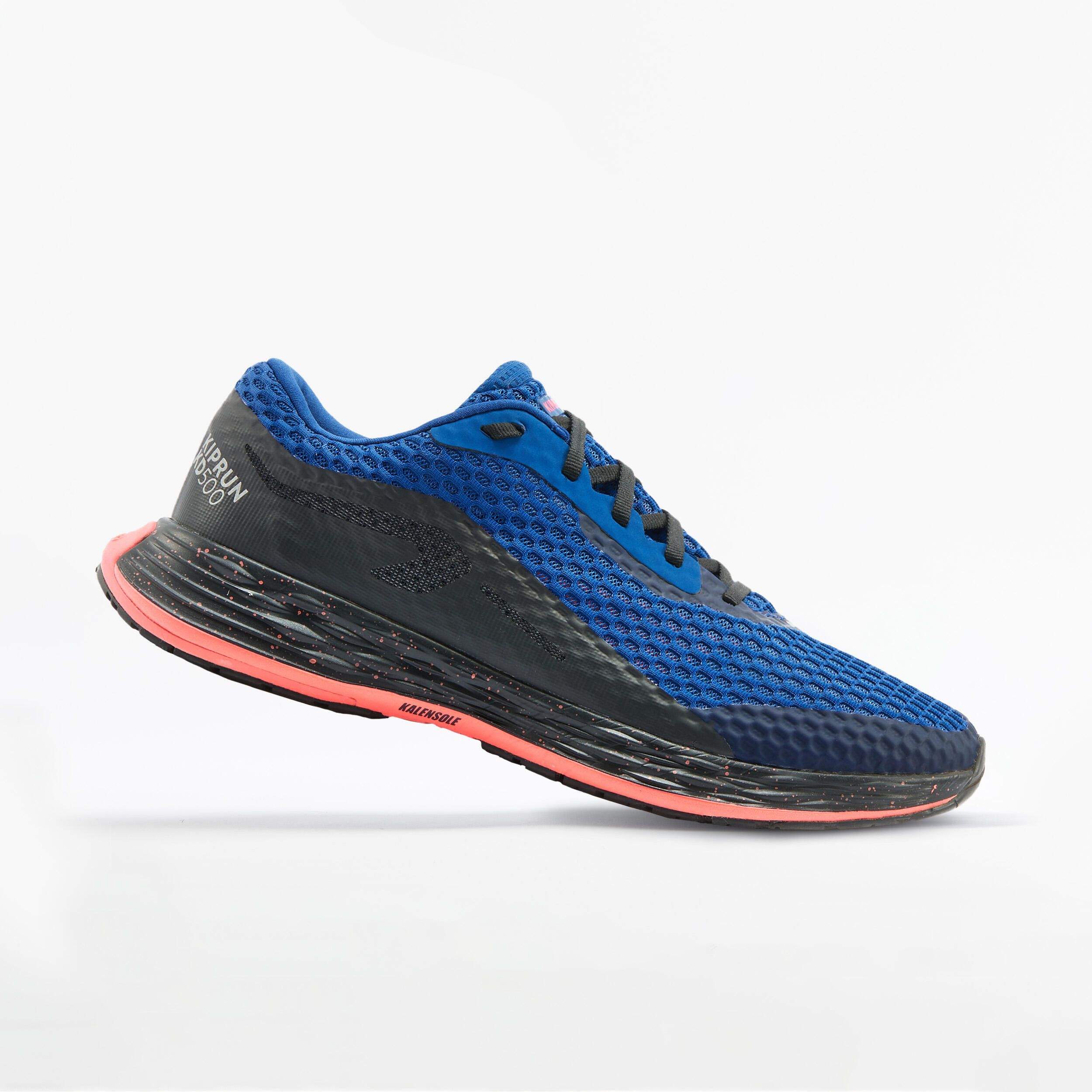 zapatillas running hombre kiprun kd500 azul negro