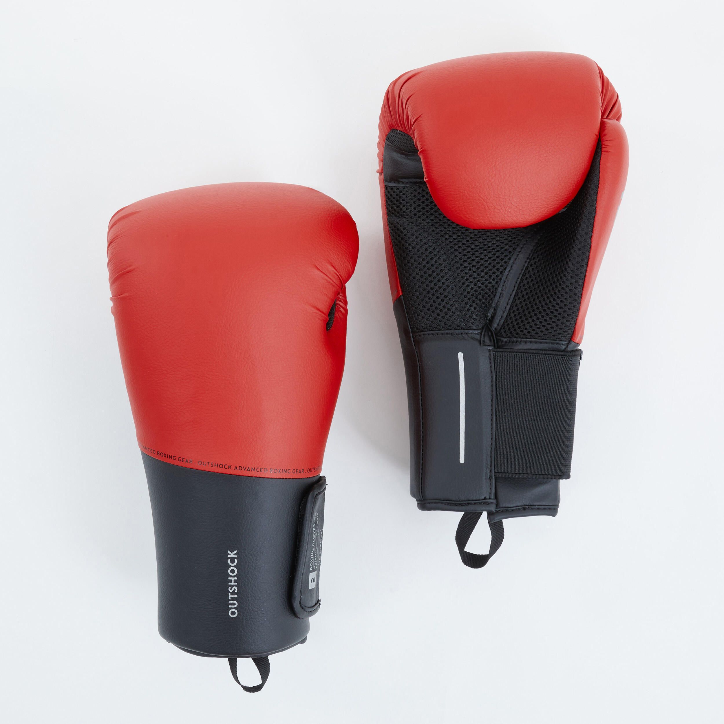 guantes de boxeo outshock 100 rojo guantes de boxeo outshock 100 rojo