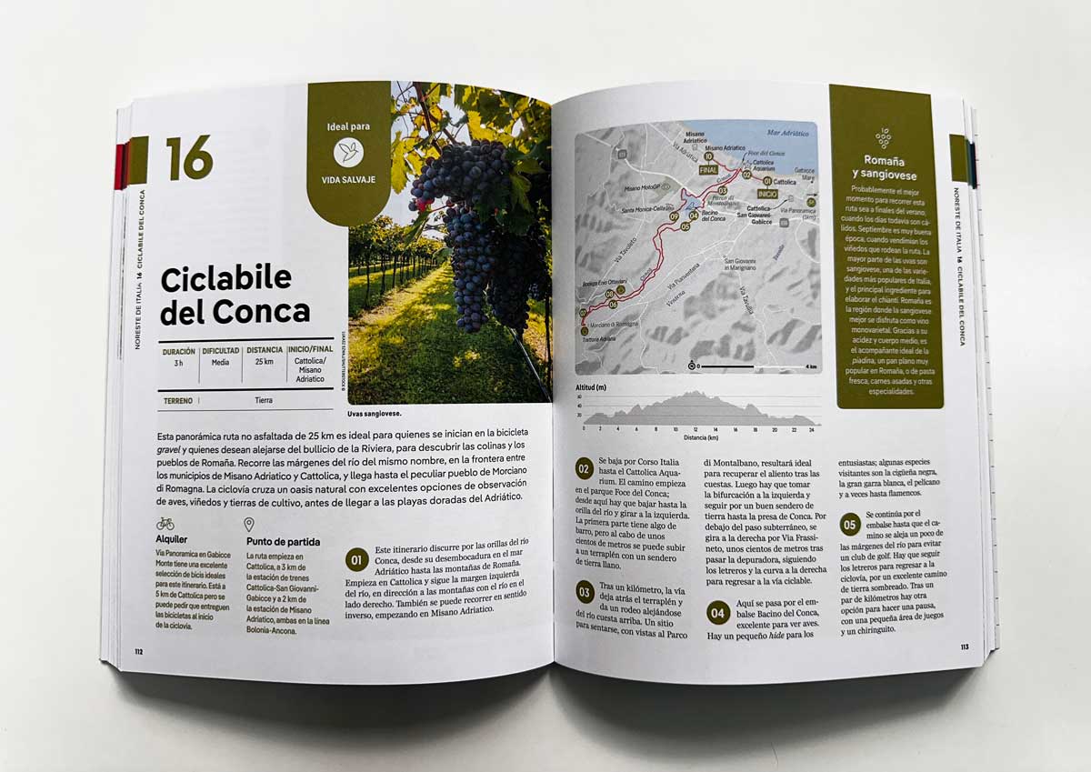 Guía Lonely Planet mejores rutas en bicicleta por Italia