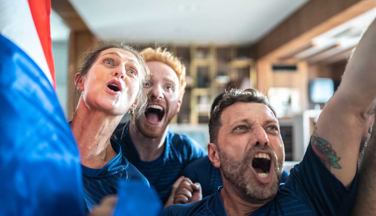Espectadores de la Eurocopa. (Foto: iStock)