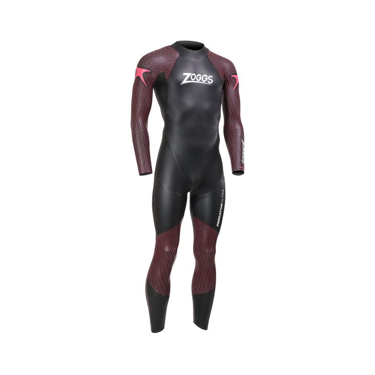 mens predator ultra fs triathlon wetsuit black red