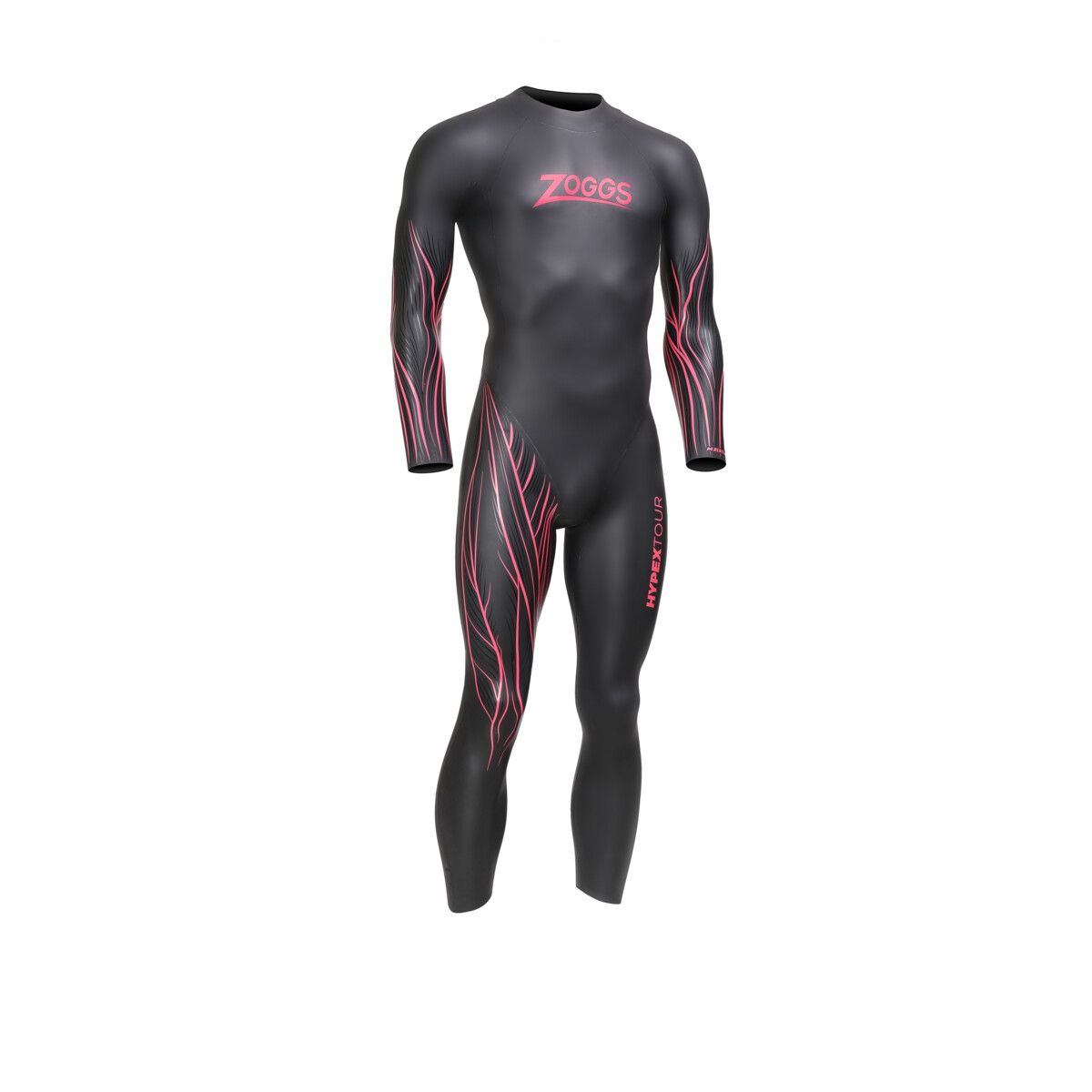 mens hypex tour fs triathlon wetsuit black red