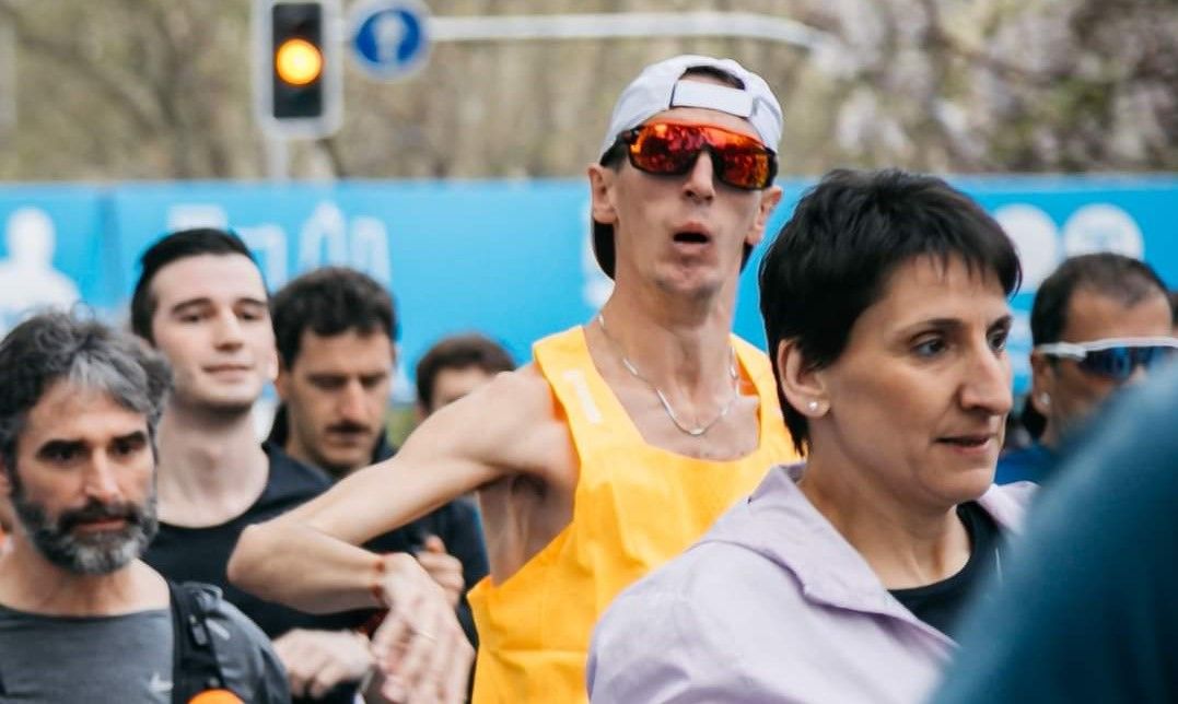 Alex Roca durante el Movistar Madrid Medio Maratón