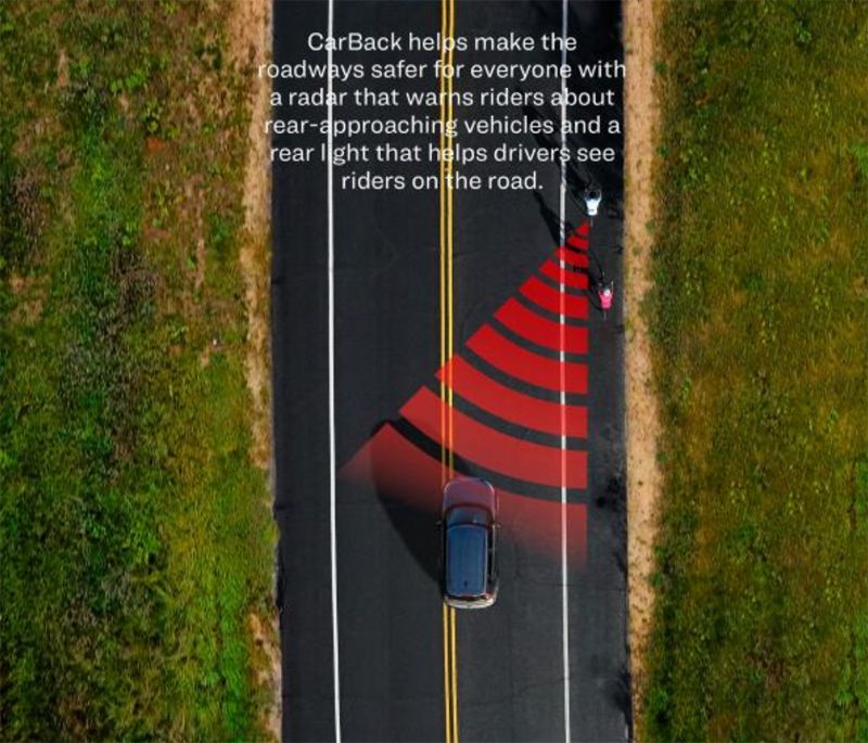 Trek CarBack Radar detecta los vehículos desde 240 m