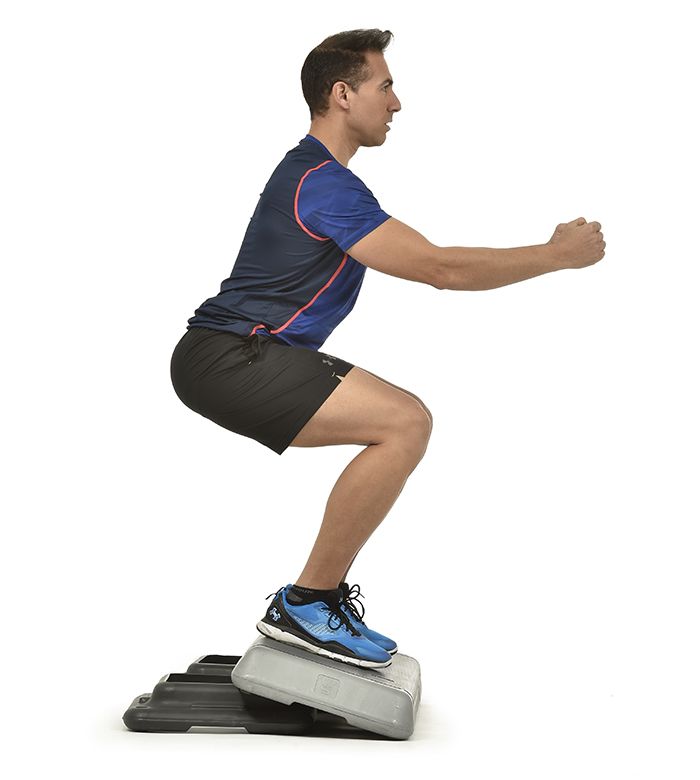 Squat sobre plano inclinado Squat sobre plano inclinado