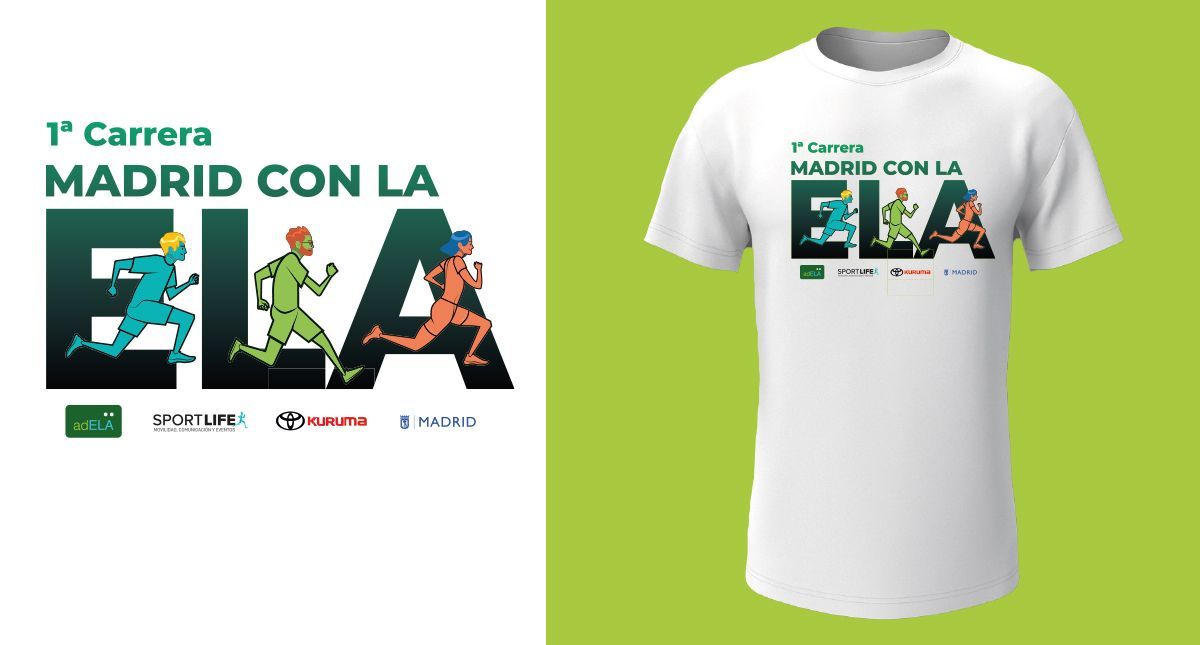 Camiseta Carrera Madrid con la ELA Madrid 2024