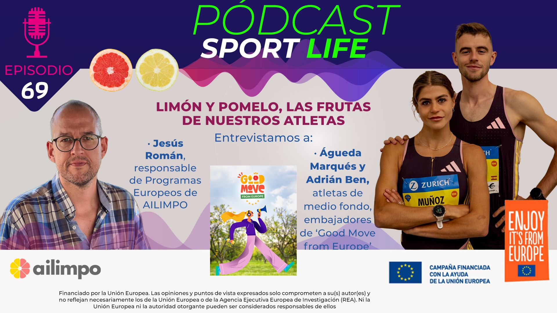 Pódcast 69 SportLife: Entrevista a los atletas Águeda Marqués y Adrián Ben