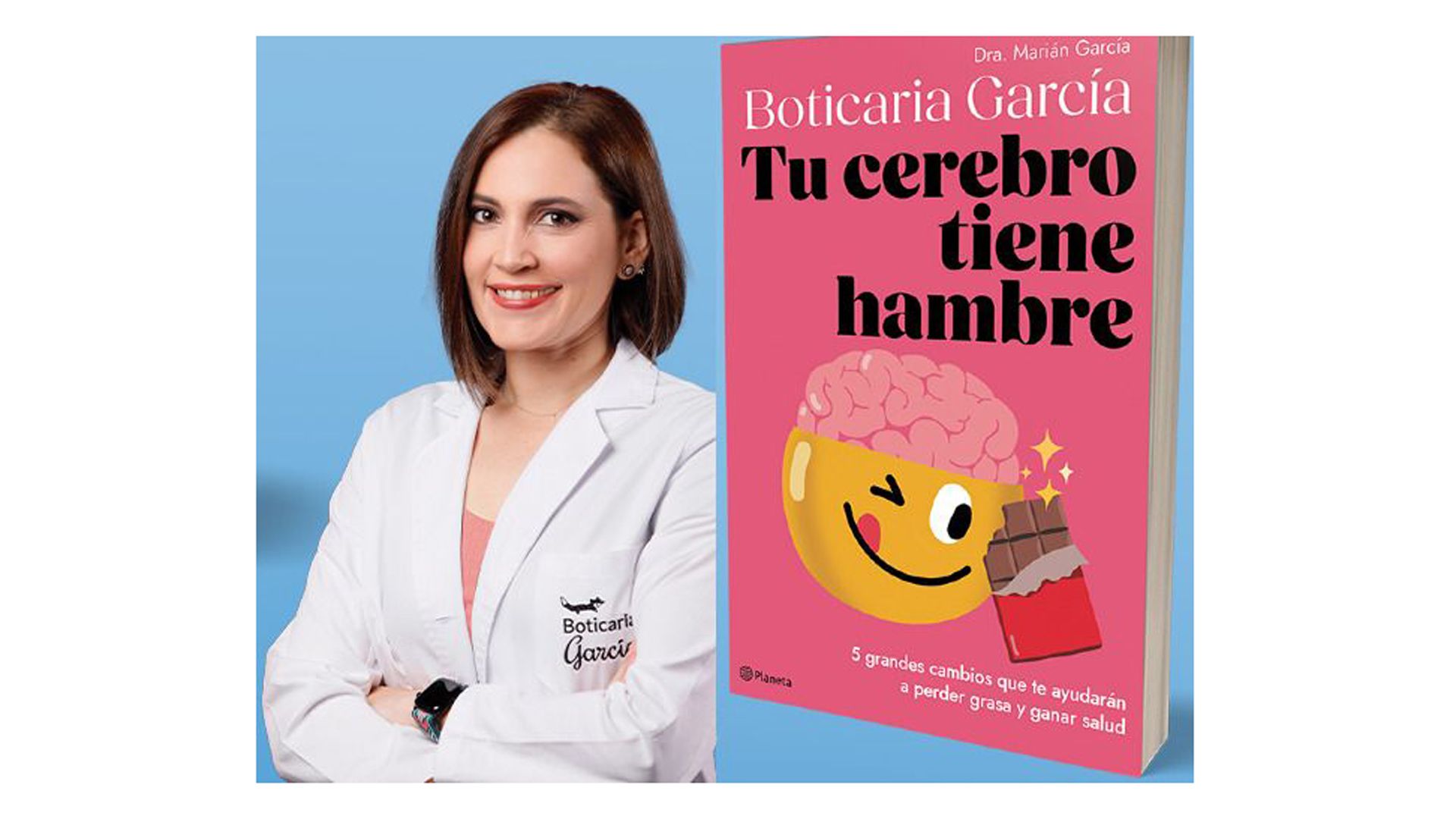 Tu cerebro tiene hambre, el nuevo libro de Boticaria García