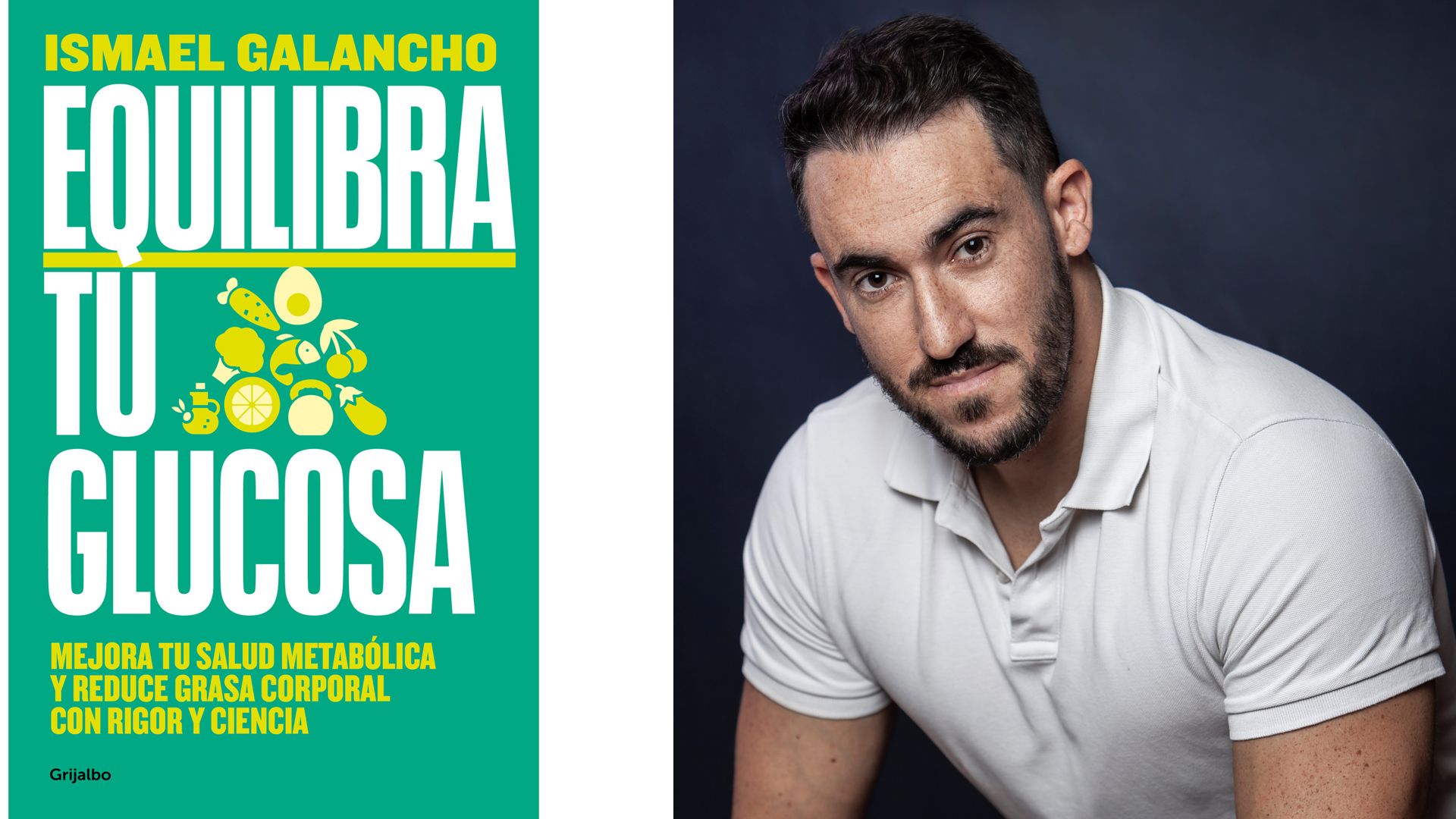 Equilibra tu glucosa, el nuevo libro de Ismael Galancho. Foto © Frederique Hornbostel