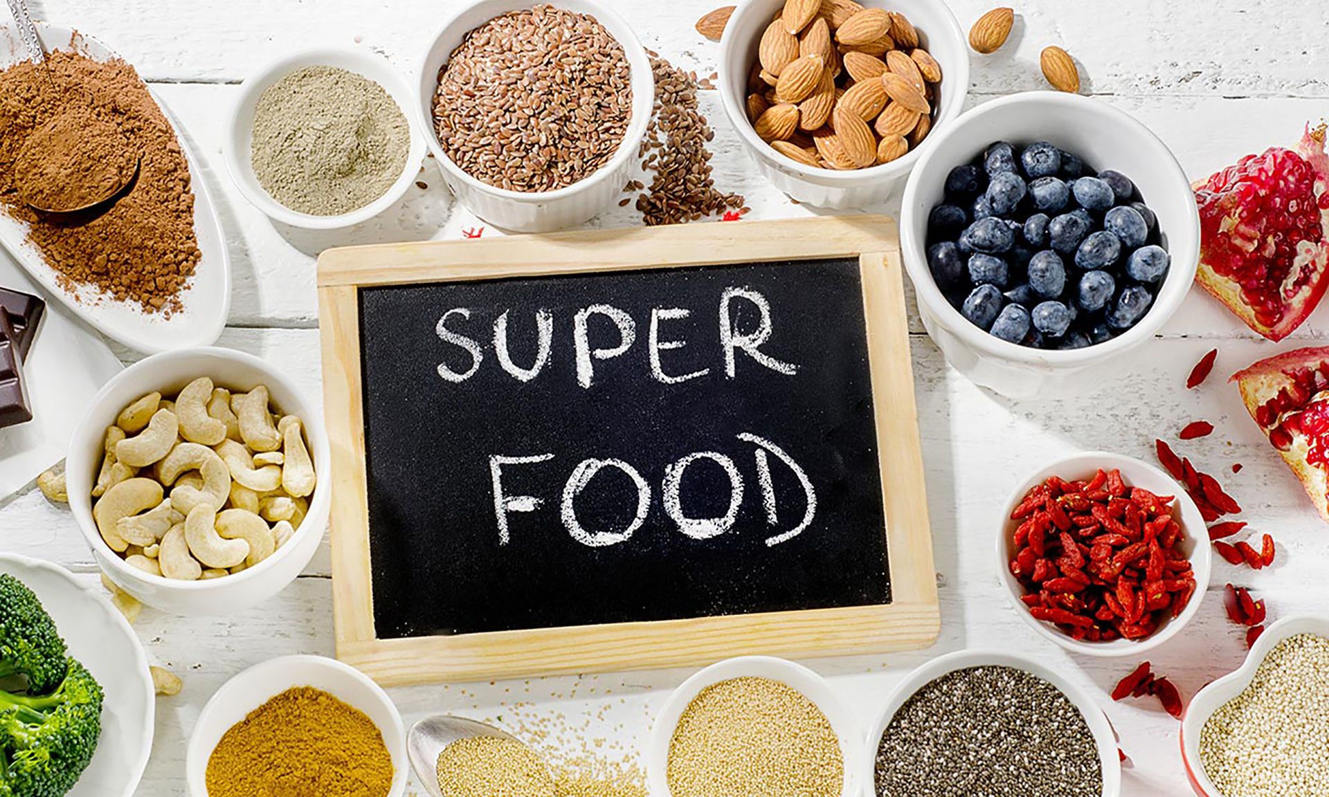 De súperalimentos a alimentos muy nutritivos