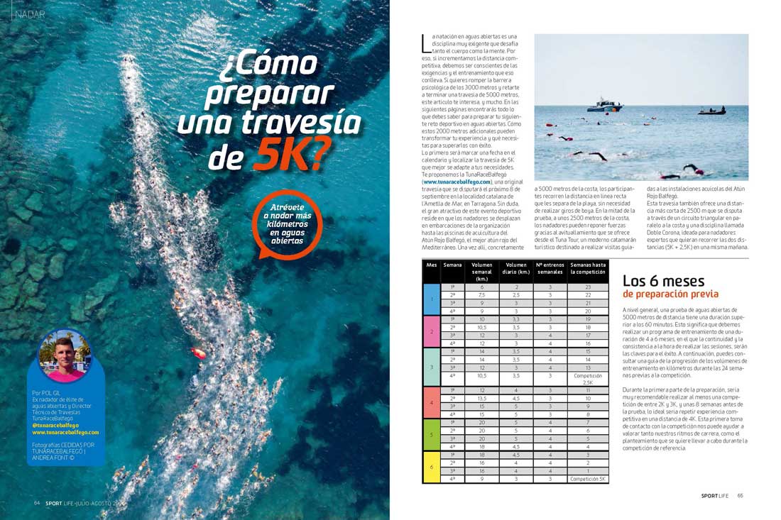Por si no tienes reto este verano... ¿nadarías 5 km? Por si no tienes reto este verano... ¿nadarías 5 km?