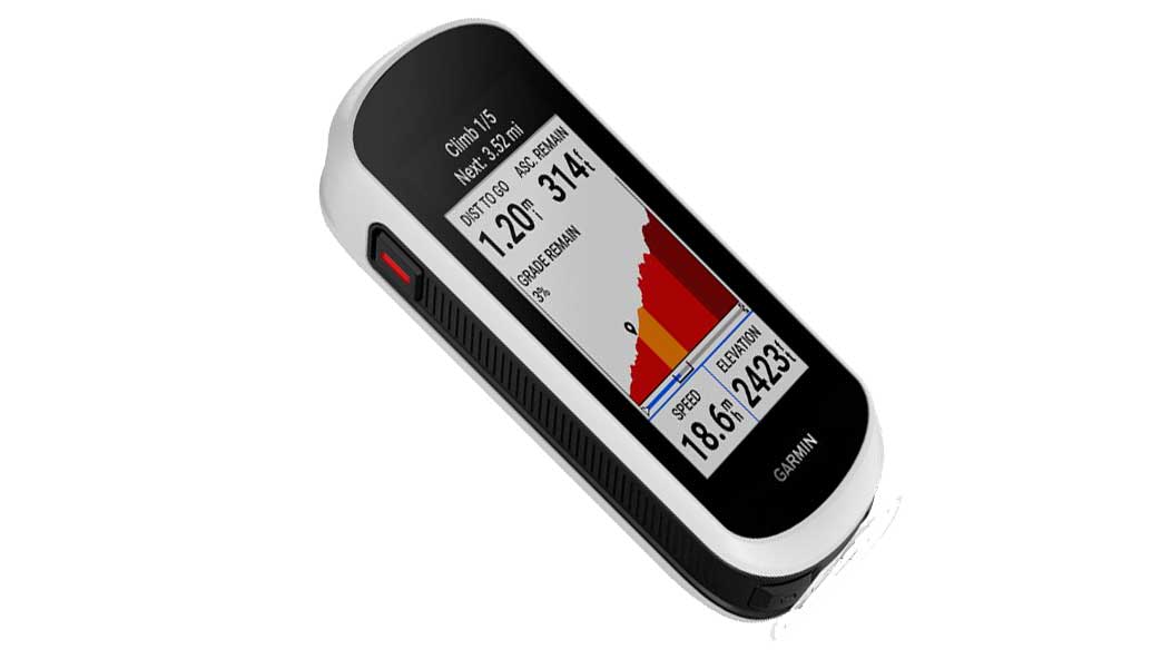 El Garmin Edge Explore 2 te muestra el perfil de cada subida en detalle