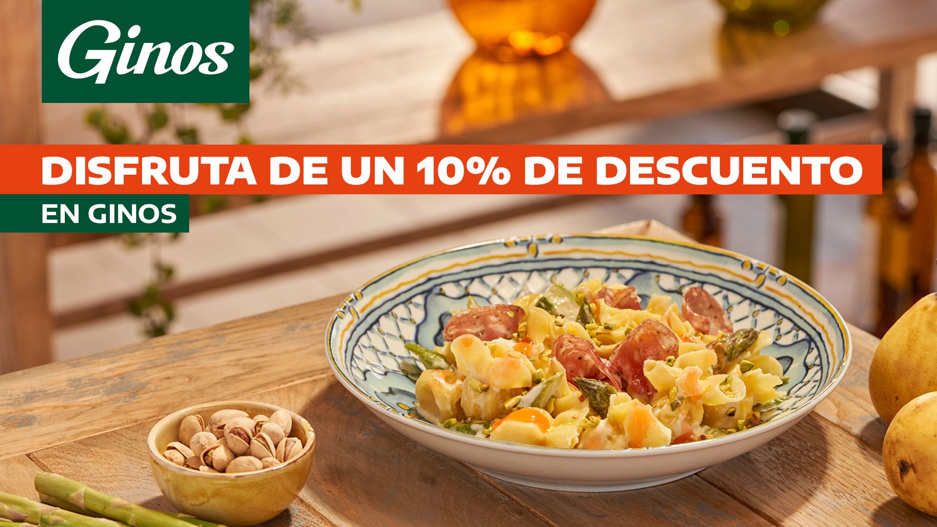 Este verano disfruta del 10% del descuento en Ginos