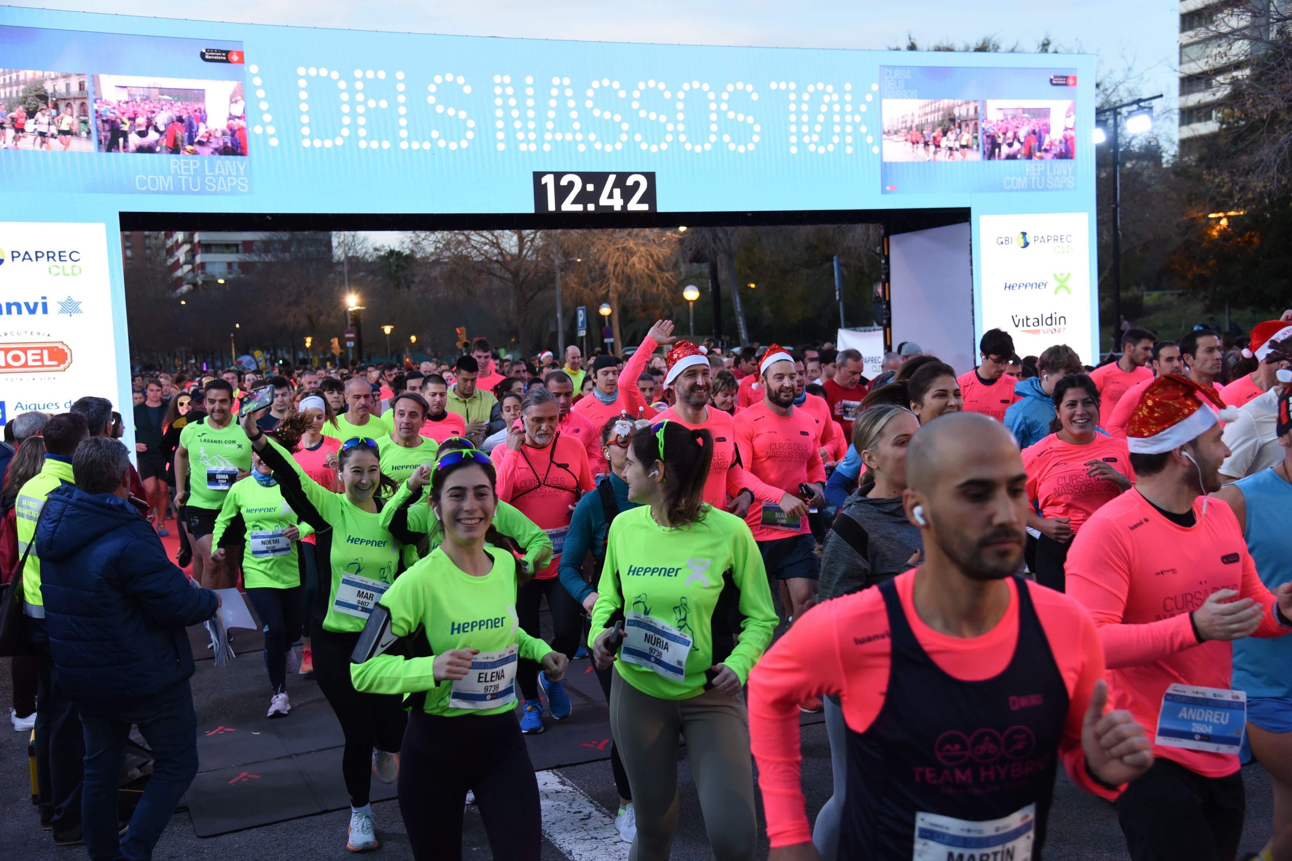 Salida de la última edición de la Cursa del Nassos