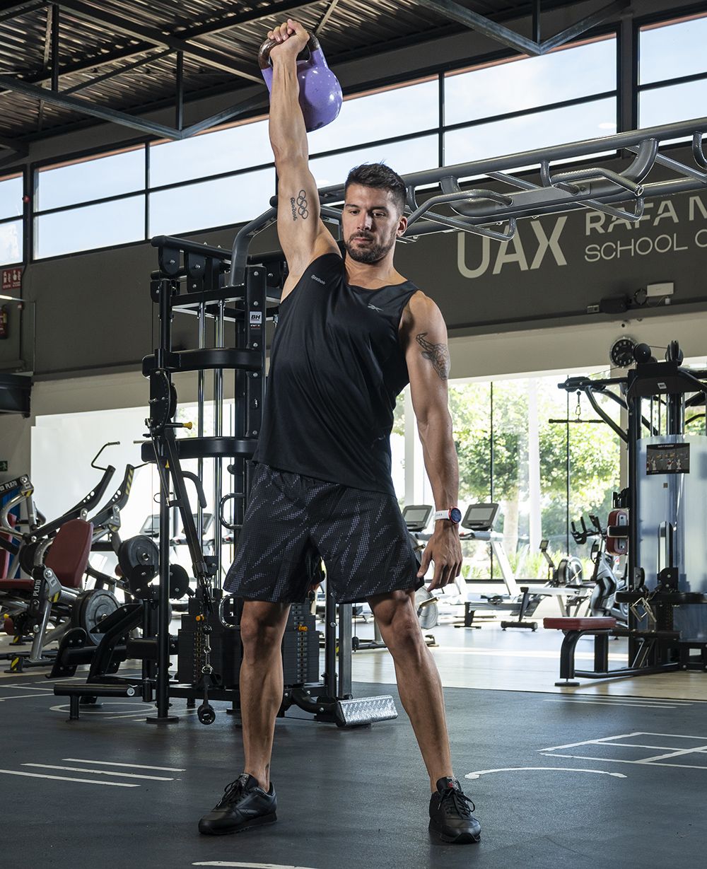 Arrancada con Kettlebell unilateral
