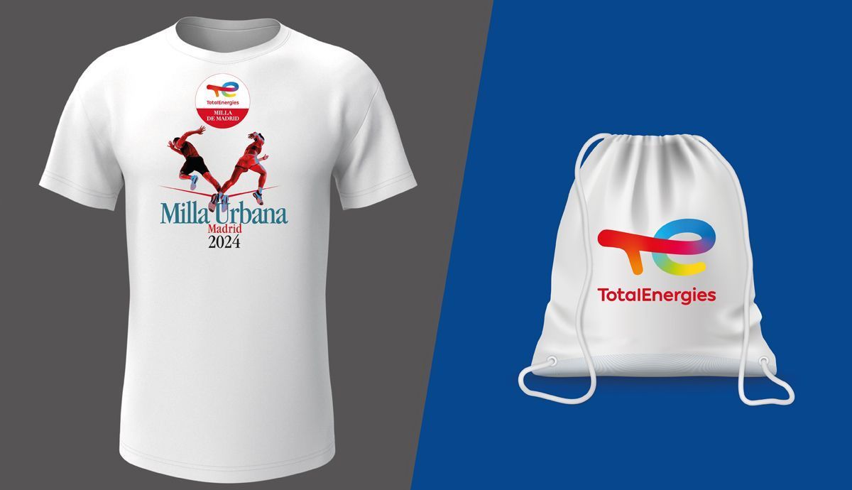 Apúntate a TotalEnergies Milla de Madrid y consigue la camiseta oficial, el gymsack y otros regalos