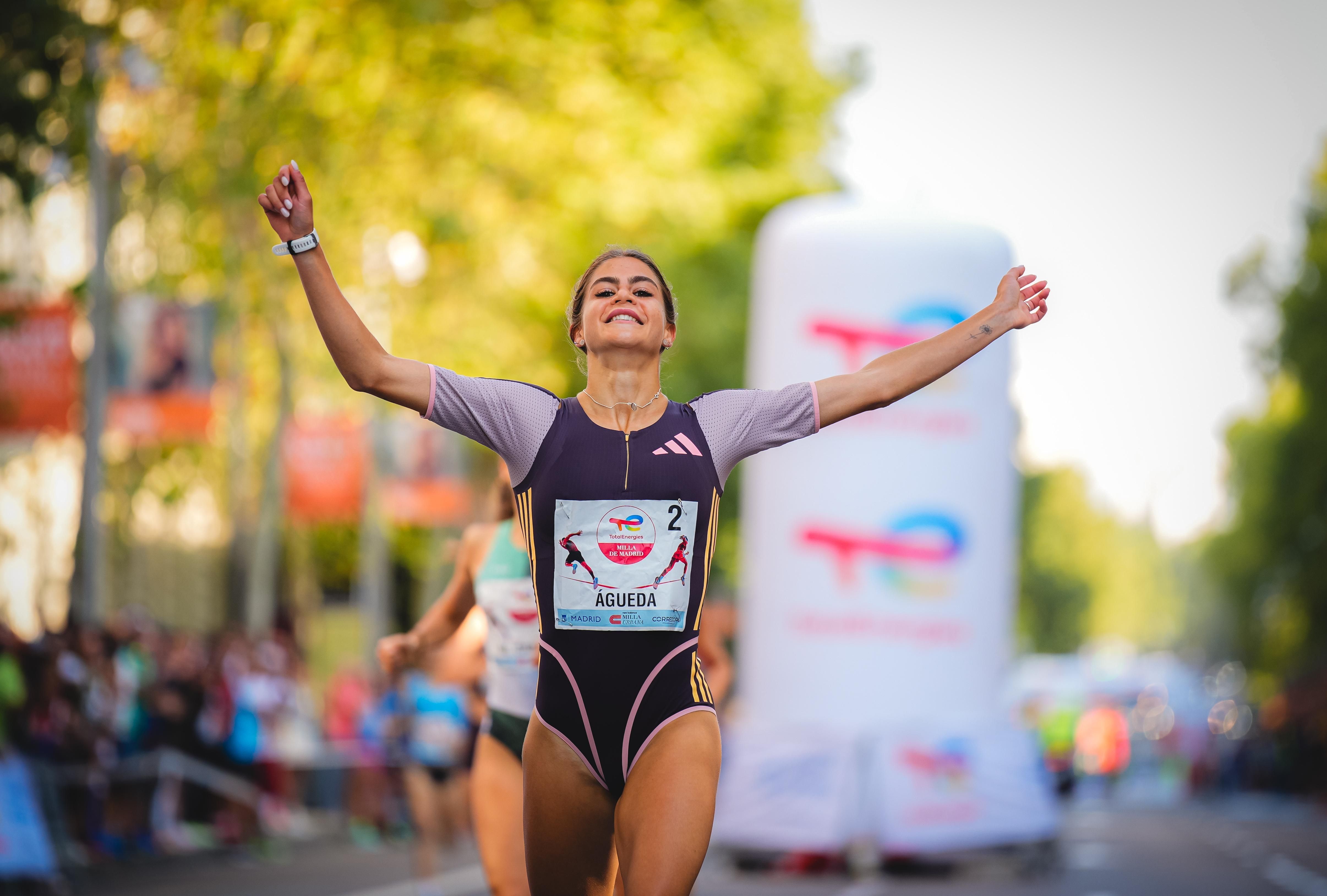 Agueda Marqués sigue en racha en 2024: hoy ha ganado en la calle Serrano la Milla de Madrid
