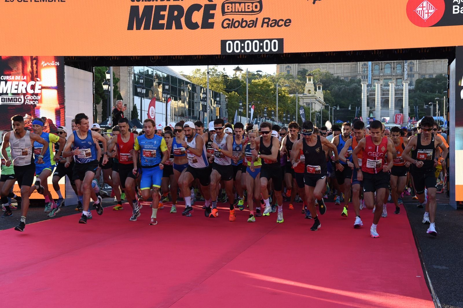 Salida de la 46 edición de la Cursa de la Mercé