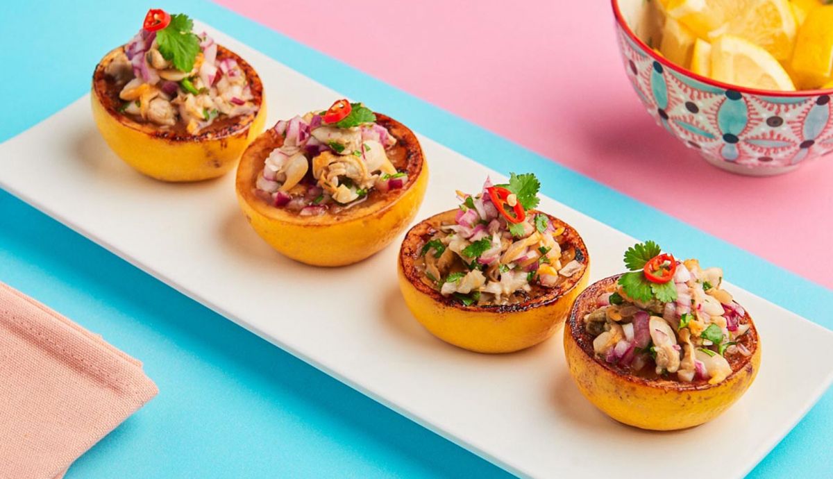 Receta de ceviche de berberechos al limón Receta de ceviche de berberechos al limón