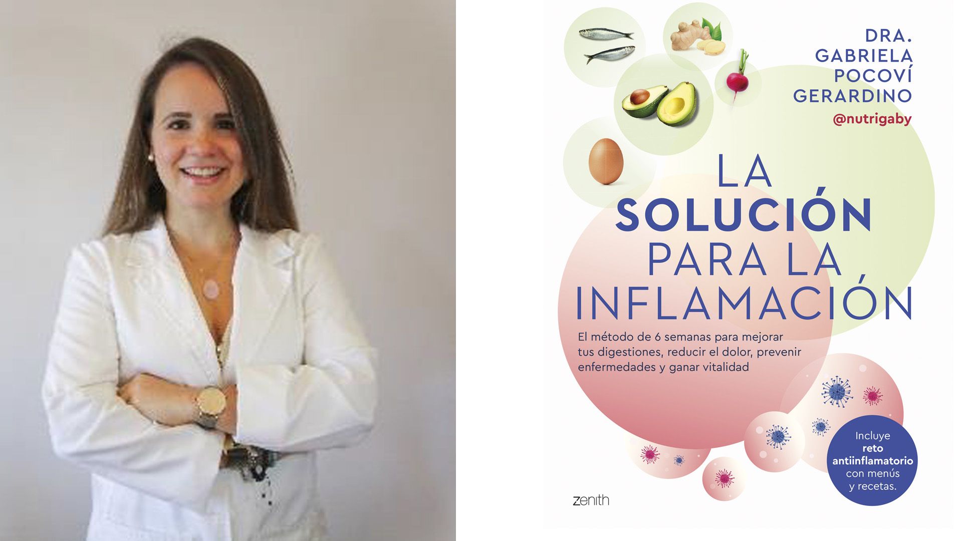 Libro La Solución para la inflamación de la Dra Gabriela Pocoví