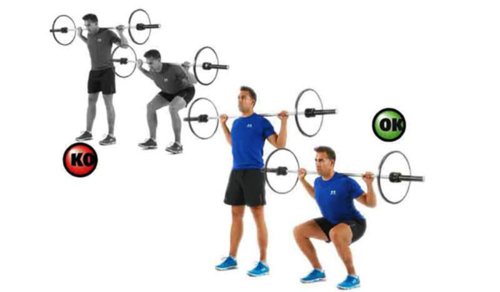 El punto más delicado que no debes perder de vista cuando haces el squat