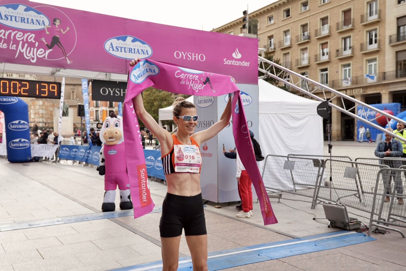 Sara Benedí buscará una nueva victoria en la Carrera de la Mujer Central Lechera Asturiana de Zaragoza