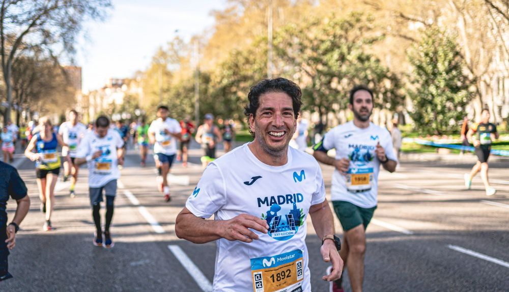 Participantes de la Movistar Madrid Medio Maratón, los mejores 21 km de la capital de España
